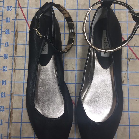 Steve Madden Inid ballet ankle wrap flats 7.5 - Picture 3 of 8